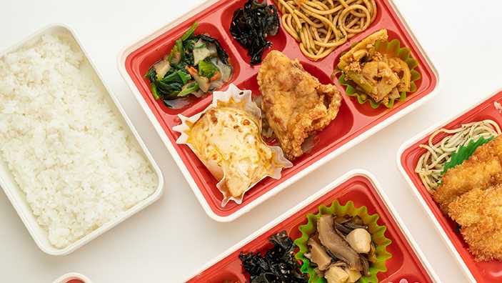 「おべんとうのはたなか」のご飯